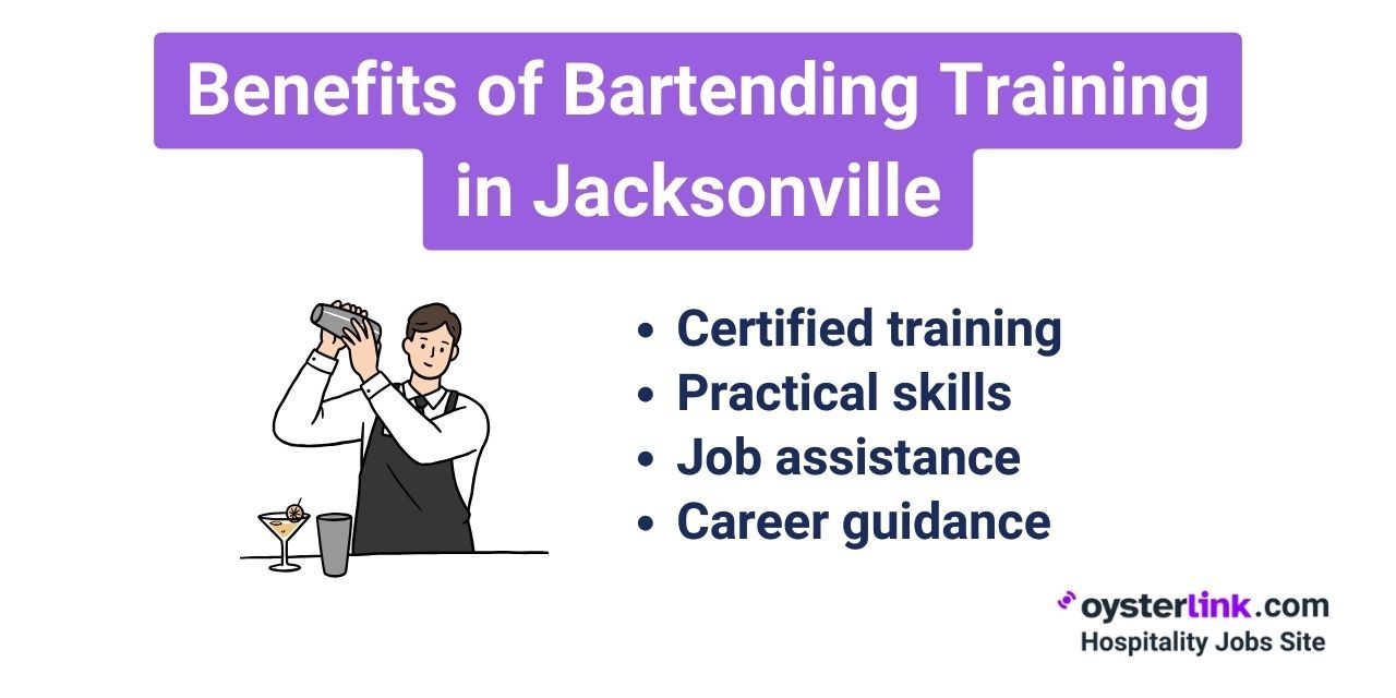 benefits of bartender training in jacksonville